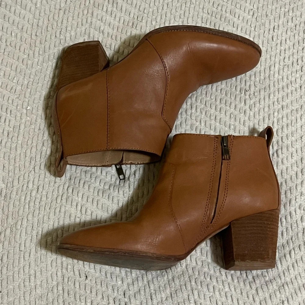 🖤Madewell Brenner Boot Leather Heeled Boots🖤 - Picture 2 of 11